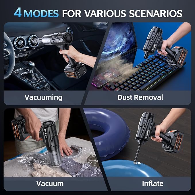 Cordless Handheld Car Vacuum Cleaner, 000Pa High-Power Rechargeable Dust Buster - Image 5