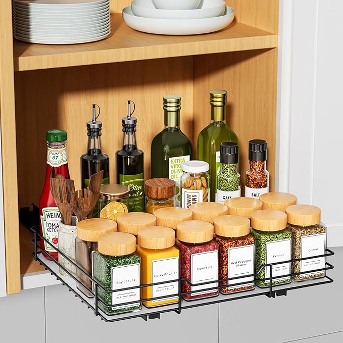 RCHYFEED Pull Out Spice Rack Organizer - Image 3