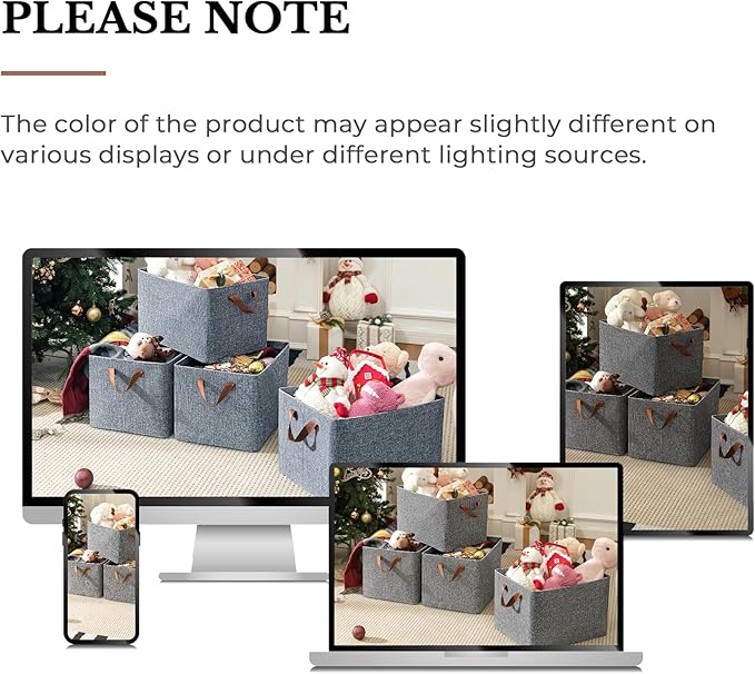 GRANNY SAYS Storage Baskets for Shelves, Closet Organizer Bins, Clothes Storage - Image 9