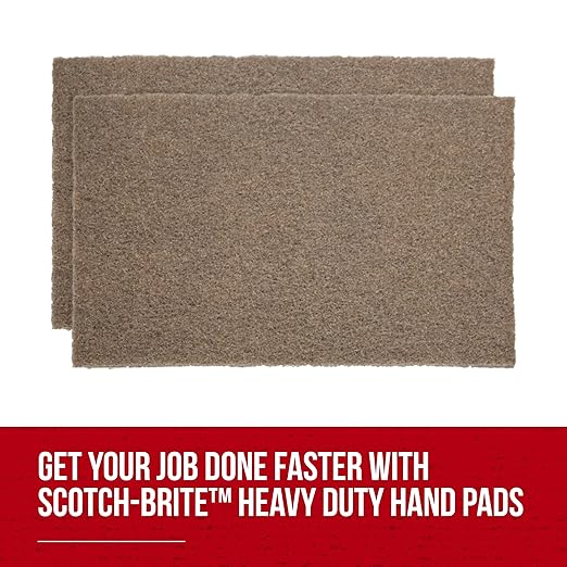 3M Scotch-Brite Heavy Duty Hand Pad 7440B, 6 in x 9 in, Hand Sanding Pad - Image 13
