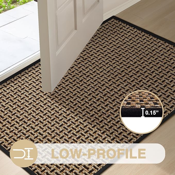 LEKEEPGO Door Mat Indoor Entrance 17"x29", Absorbent Indoor Door Mat, Non Slip - Image 4