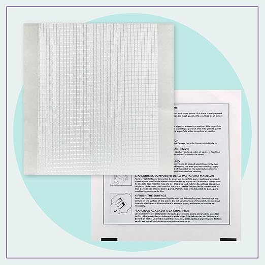 StrongPatch® 6 in. x 6 in. Flexible Self-Adhesive Wall Repair Patch – Versatile - Image 7