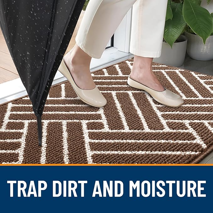 OLANLY Indoor Door Mat, 36x24 Inch, Dirt Resistant and Absorbent, Non-Slip - Image 2