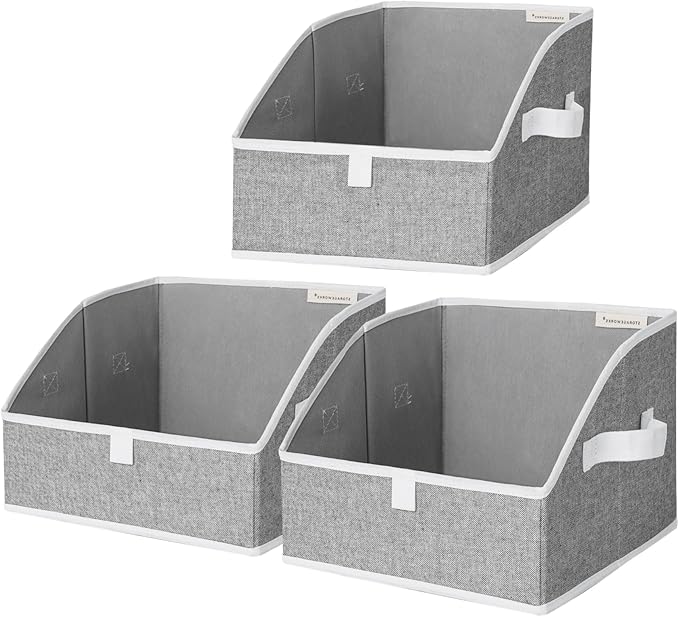 StorageWorks Closet Storage Bins, Trapezoid Organizer Box by StorageWorks