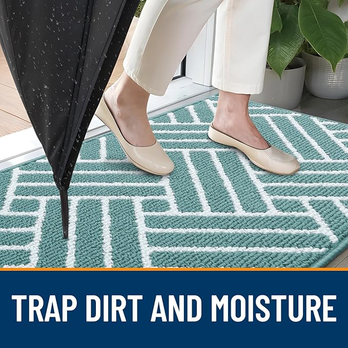 OLANLY Indoor Door Mat, 48x32 Inch, Dirt Resistant and Absorbent, Non-Slip - Image 2
