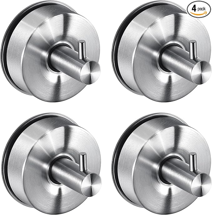 JOMOLA Brushed Stainless Steel Shower & Bathroom Hooks by JOMOLA