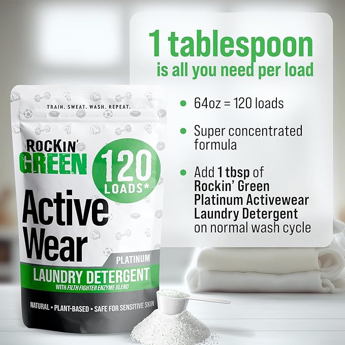 Rockin' Green Laundry Detergent, Plant based, All Natural Laundry Detergent - Image 6