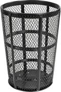 Global Industrial Outdoor Metal Trash Container Black, 48 Gallon by GlobalIndustrial