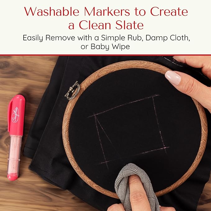 Fabric Markers for Sewing – Ergonomic Tailors Chalk Pen - Image 5
