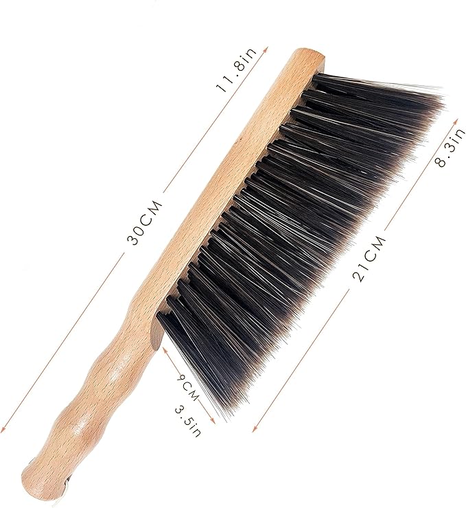2Pcs Hand Broom Brush Beech Wood, Dust Brush, Duster - Image 9