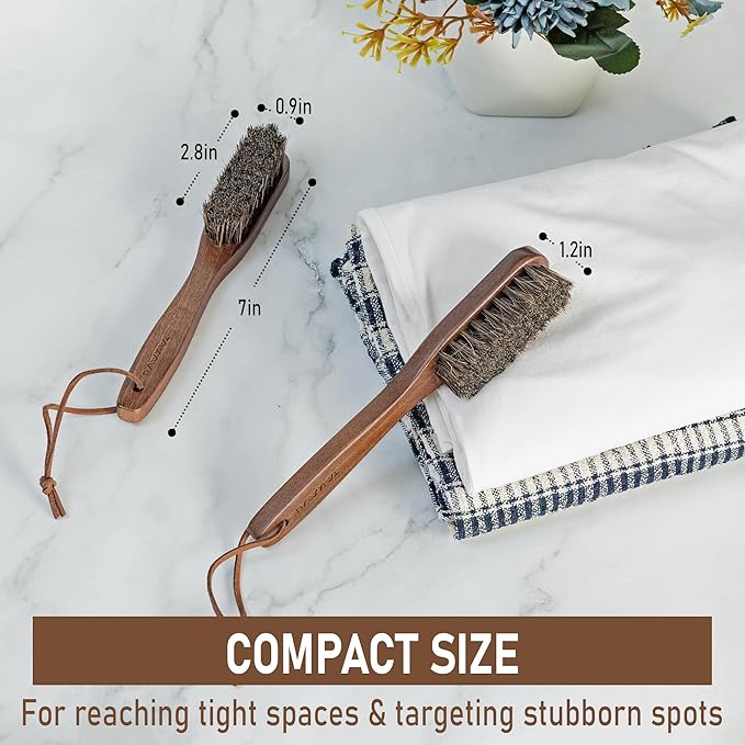 Takavu Horsehair Laundry Stain Brush Set - Image 2