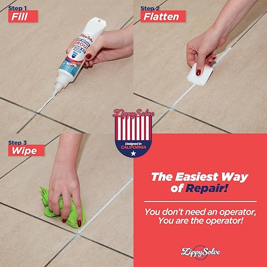 Tile Grout, Repair Kit, 2 Pack Grout Filler, Restore & Renew Tile Joints Line - Image 6