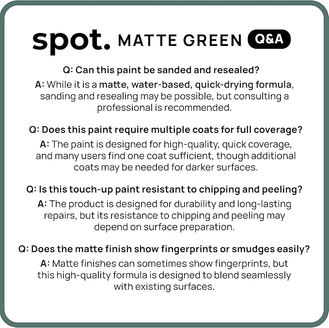 spot. Touch-Up Paint | Matte Finish - Image 7