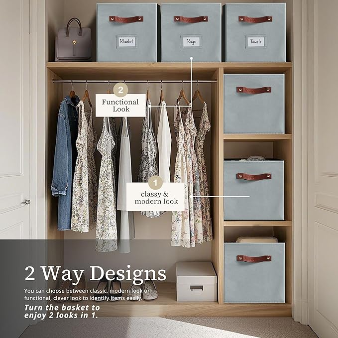DECOMOMO Storage Bins, Cube Storage Bin - Image 4