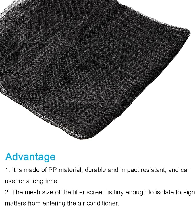 PATIKIL 47.2" x 23.6" Air Conditioner Air Filter Material, 2 Pack Plastic - Image 4