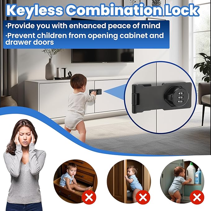 Keyless Cabinet Lock with Combination Code - Image 7