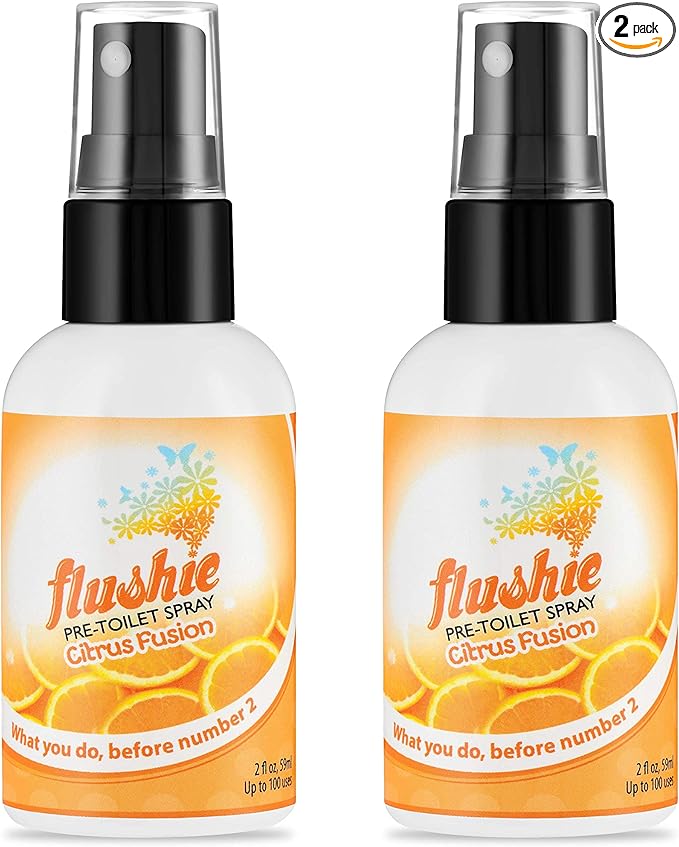 Flushie Pre-Toilet Spray for Poop Travel Size Toiletries Bathroom Spray for by FlushiePre-ToiletSpray