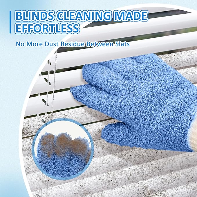MIG4U Microfiber Dusting Gloves House Cleaning Glove - Image 4