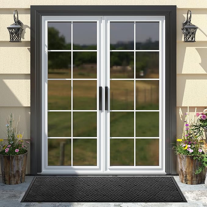 Yimobra Large Door Mat 47x24, All-Weather Waterproof Non-Slip Welcome Matt - Image 3