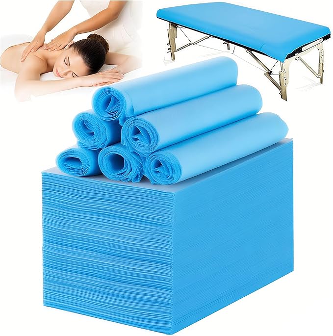 100 PCS Disposable Massage Table Sheets Spa Bed Covers 71"x31" -Non Woven - Image 7