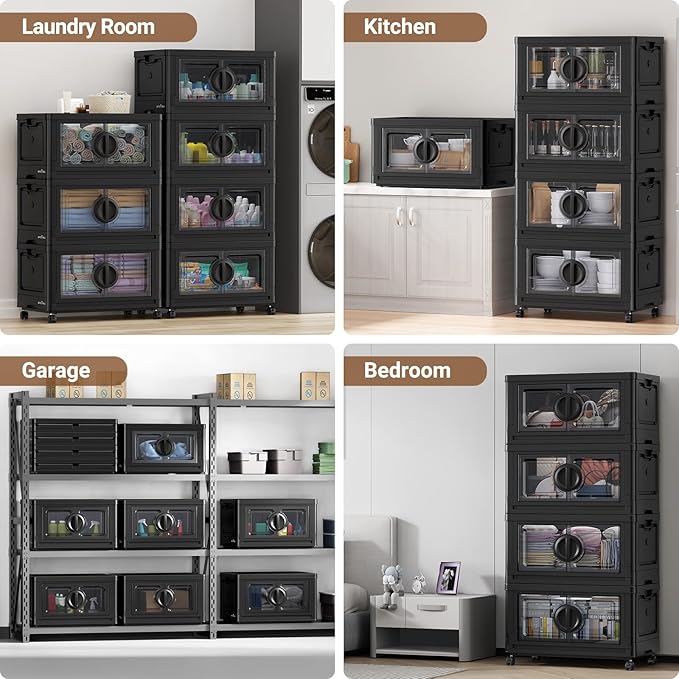 BROVIEW 360Qt Lockable Stackable Storage Bins - Image 7