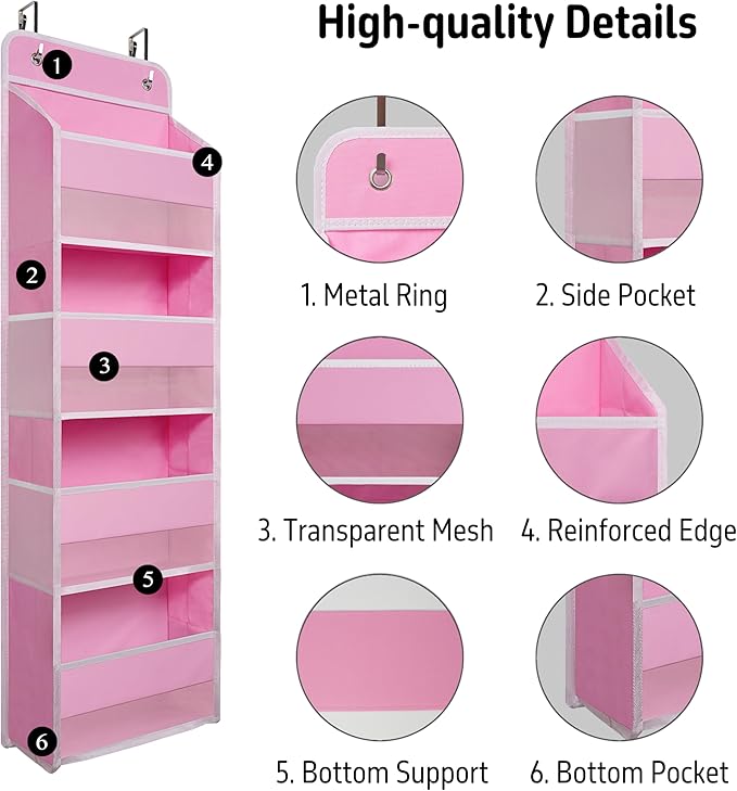 Over The Door Hanging Organizer - Image 4