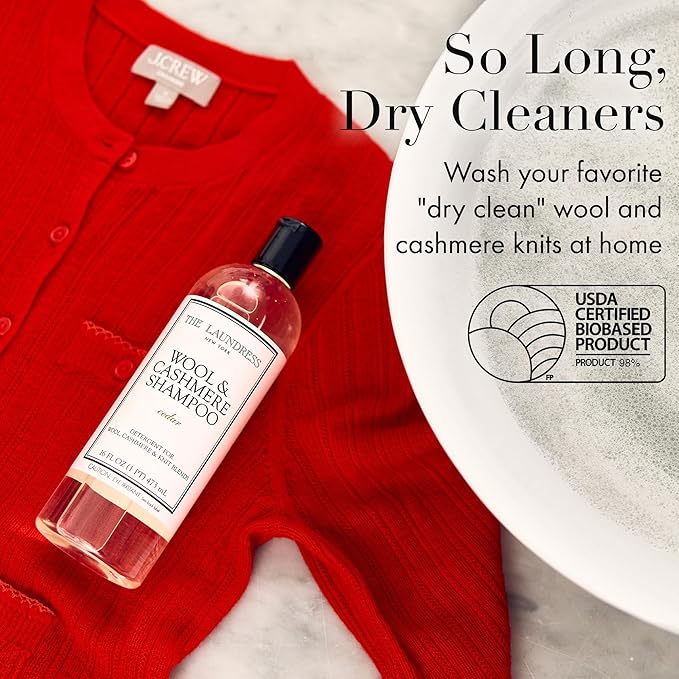 The Laundress Wool & Cashmere Shampoo, Double Concentrated, Cedar Scent - Image 2