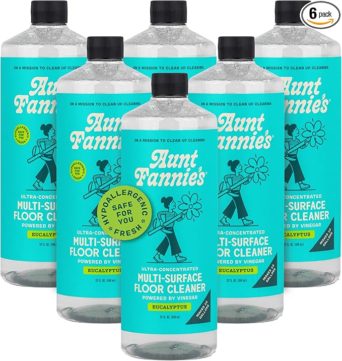 Aunt Fannie's Ultra Concentrated Floor Cleaner Vinegar Wash, Makes 16 Gallons by AuntFannies