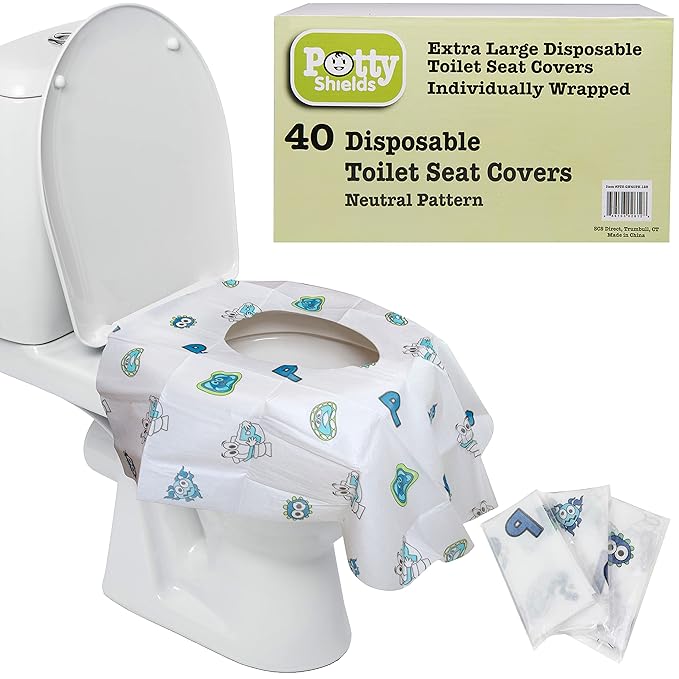 Toilet Seat Covers Disposable by PottyShields