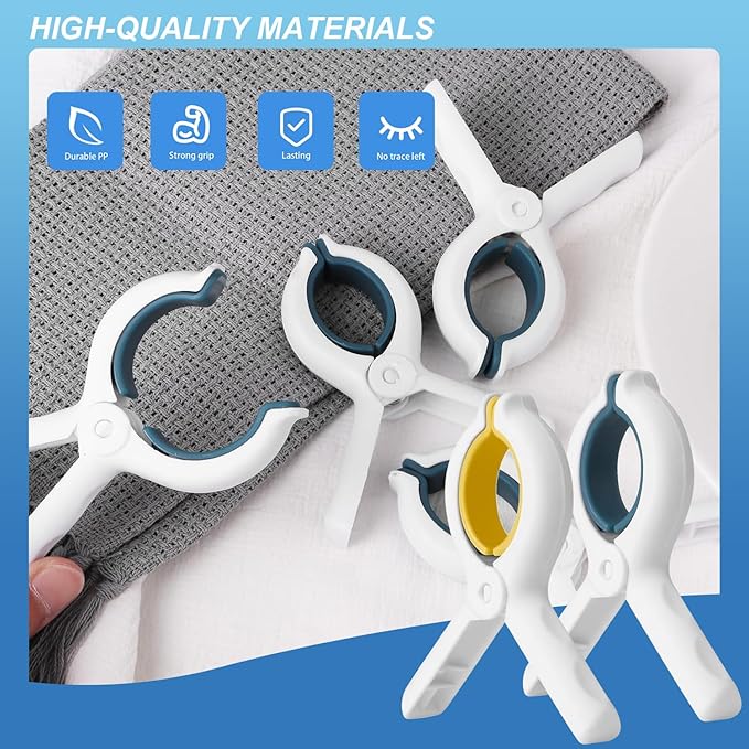 Extra Large Beach Towel Clips 15Pack, Swimming Pool Boat Towel Clips, Increase - Image 6