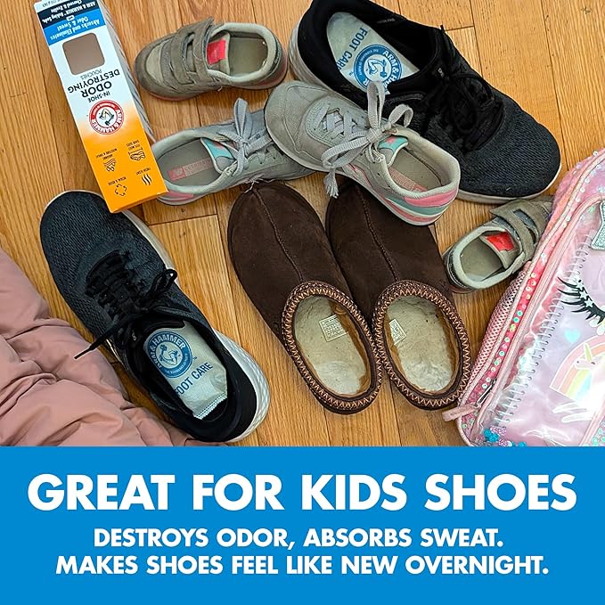 Arm & Hammer In-Shoe Odor Destroying Pouches, Shoe Deodorizer Insert - Image 8
