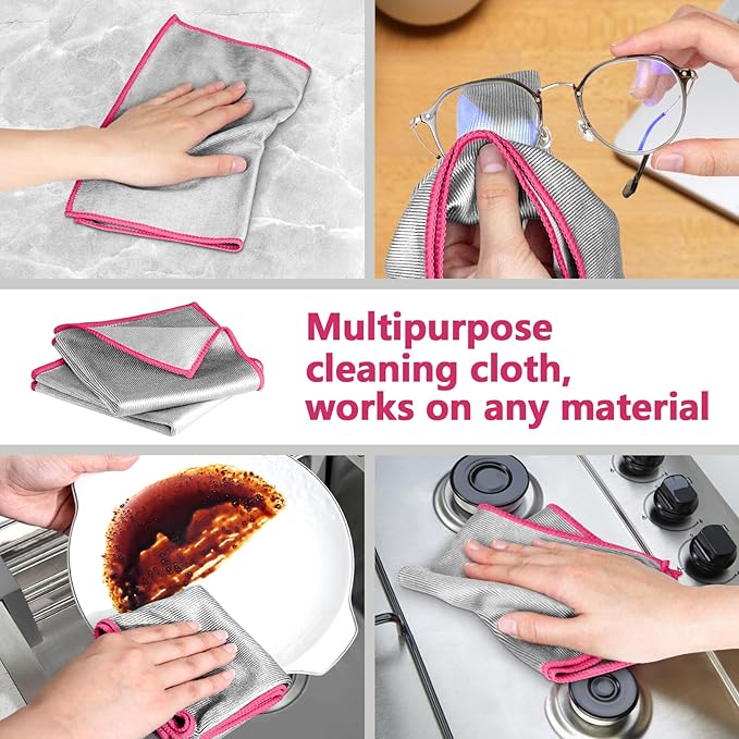 Glass Polishing Cloth Streak Free Miracle Microfiber Cleaning Cloth Lint Free - Image 6