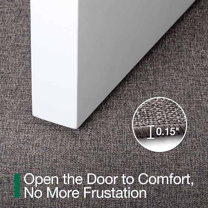 LUMI Large Indoor Door Mat, Easy Clean Low Profile Ultra Thin Entryway - Image 3