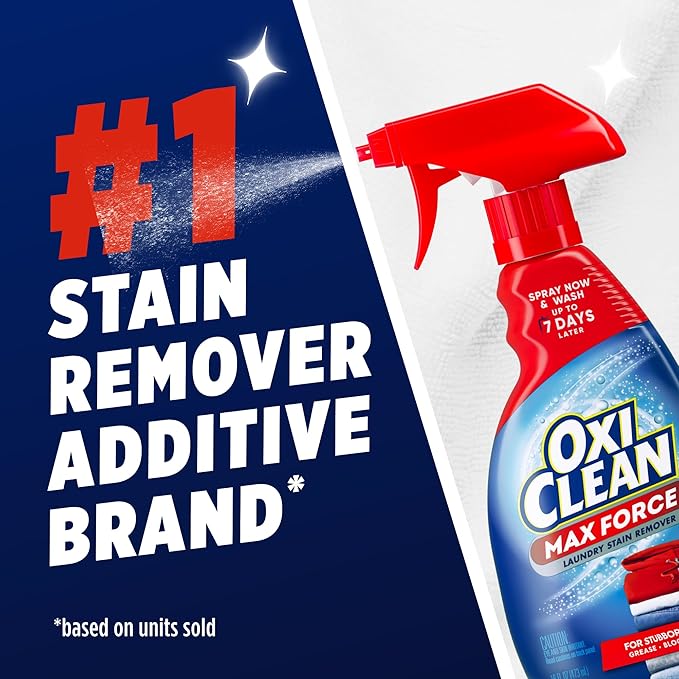 OxiClean Max Force Laundry Stain Remover Spray, Newborn & Baby Essentials - Image 9