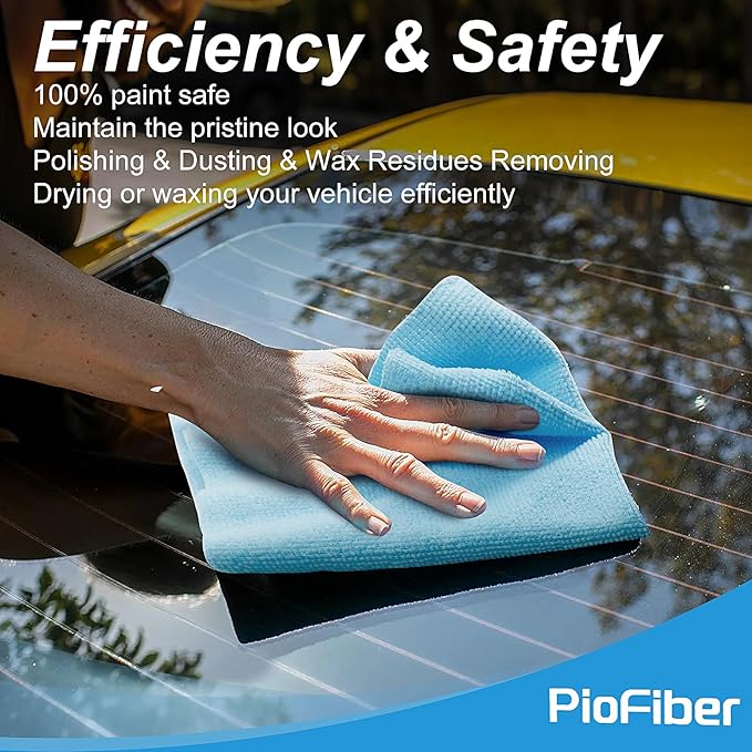 Shop Towels – 50 Pack Edgeless Microfiber Cleaning Cloths, Lint-Free & Reusable - Image 6