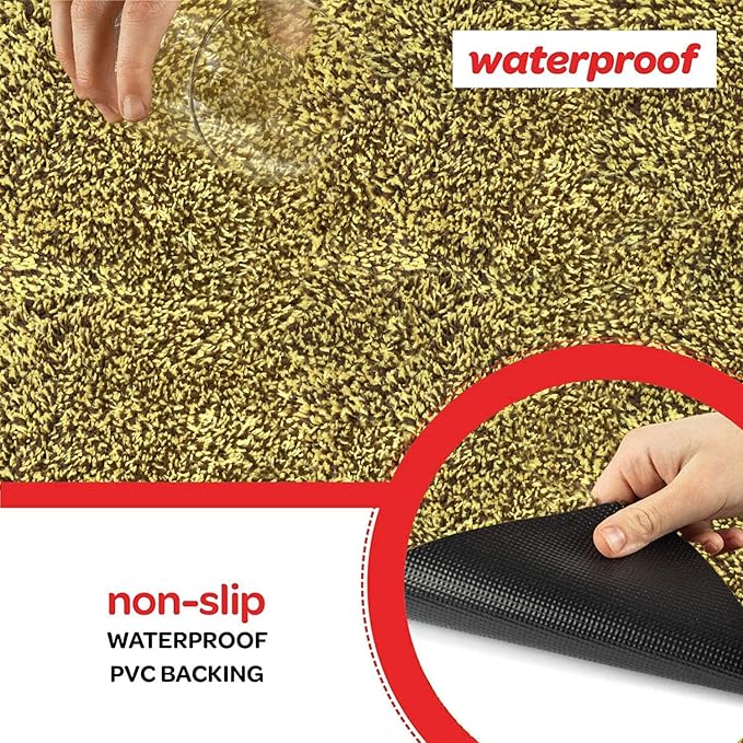 Premium Microfiber Indoor Door Mat – 20"x30" Washable Entry Mat, Waterproof - Image 4