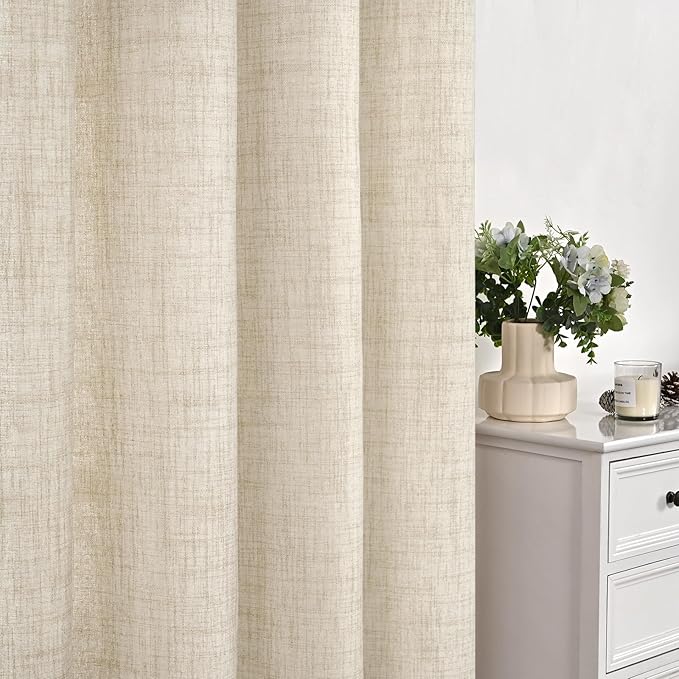 YoungsTex Linen Curtains 95 Inch Length - Image 9