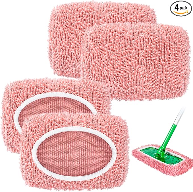4 Pack Reusable Mop Pads Compatible by Unknown