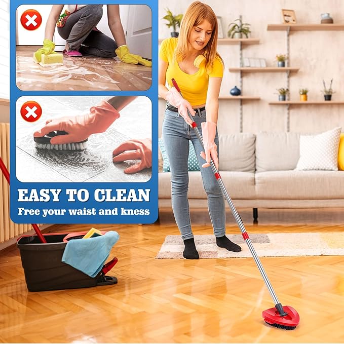 Wa.IE JiemiMicrofiber Spin Mop Refills Head Compatible - Image 7