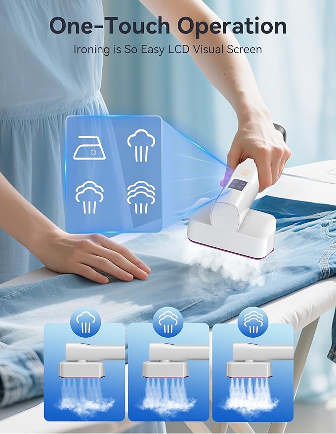 Steamer for Clothes, Sundu Portable Handheld Garment Steamer, 15s Fast Heat-up - Image 6