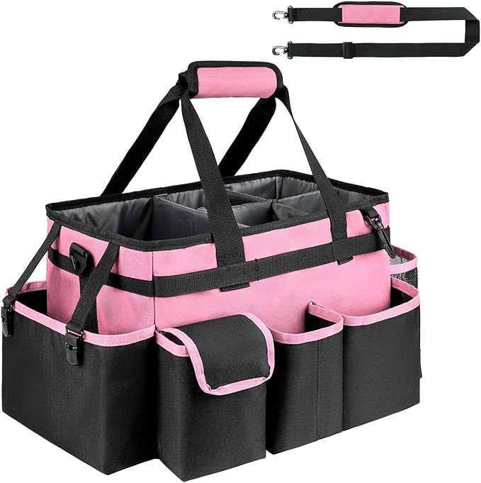 Cleaning Caddy, Large Cleaning Bags by ZIOZERTT
