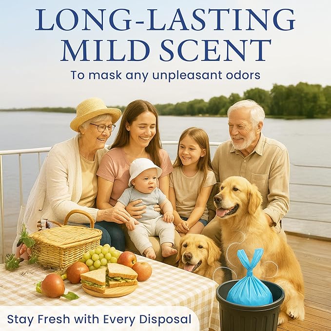 Heaven Scent Hygiene Bags 1.5MIL ULTRA-THICK Discreet Waste Disposal | Made in - Image 3