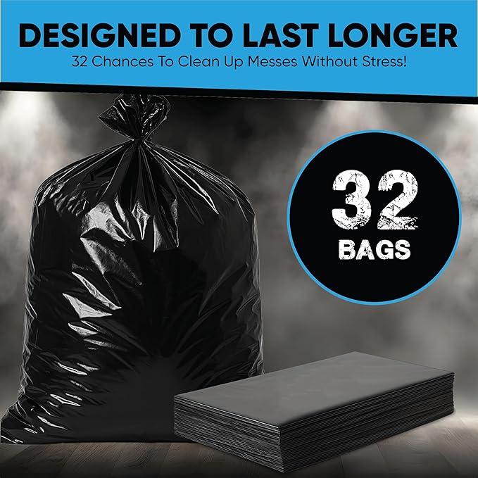 Contractor Garbage Bags 55 Gallon, Extra Large Trash Liners Construction - Image 3