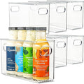 Plastic Food Storage 6 Pack Clear Container Bin by primebox