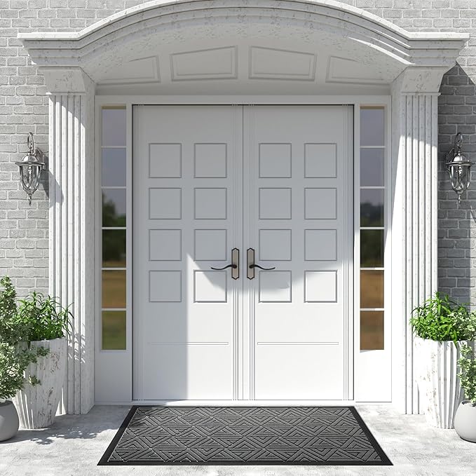Yimobra Extra Large Door Mat 60x32, All-Weather Waterproof Non-Slip Welcome - Image 3
