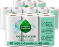 Seventh Generation Toilet Paper Recycled Bath Tissue 4-Pack 100% Recycled Paper by SeventhGeneration