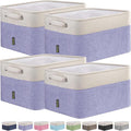 BALEINE 4 Pack Fabric Storage Bins by BALEINE