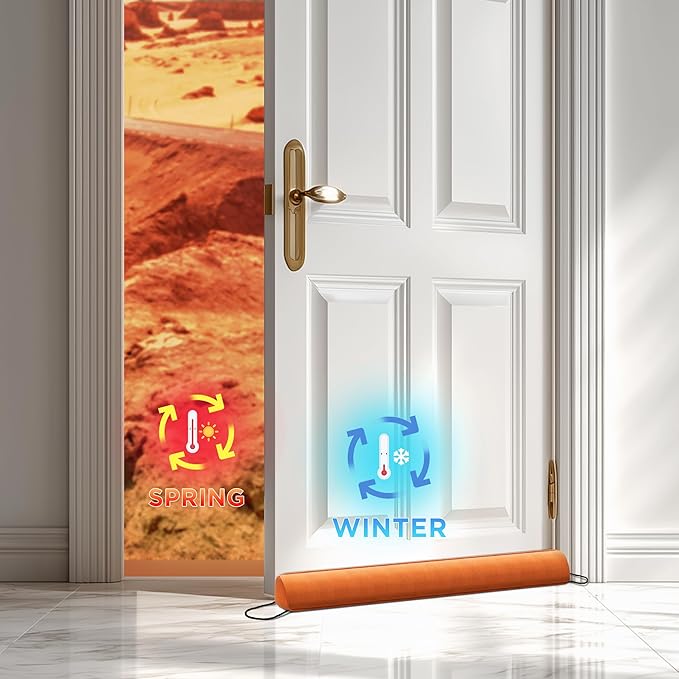 Sunolga 38" Door Draft Stopper Blocks Hot and Cold Air - Image 6