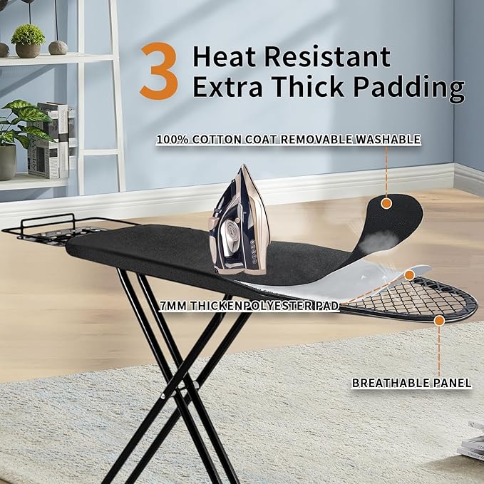 Ironing Board, 52x14 Inch Iron Board - Image 3