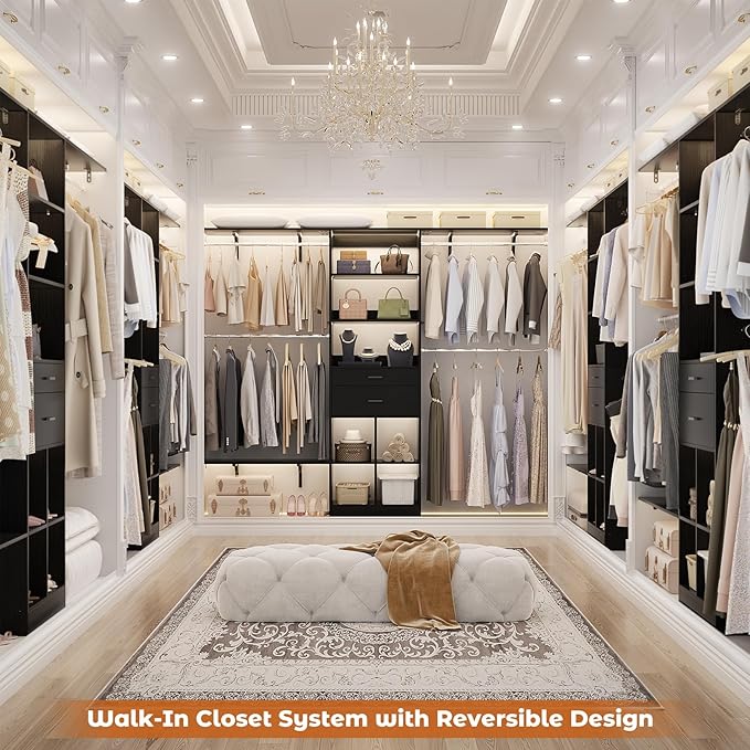 Closet System - 4.75-8FT Closet Organizer System - Image 5